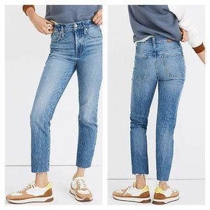 Madewell The Perfect Vintage Jean in Enmore Wash Raw-Hem Women’s Size 24